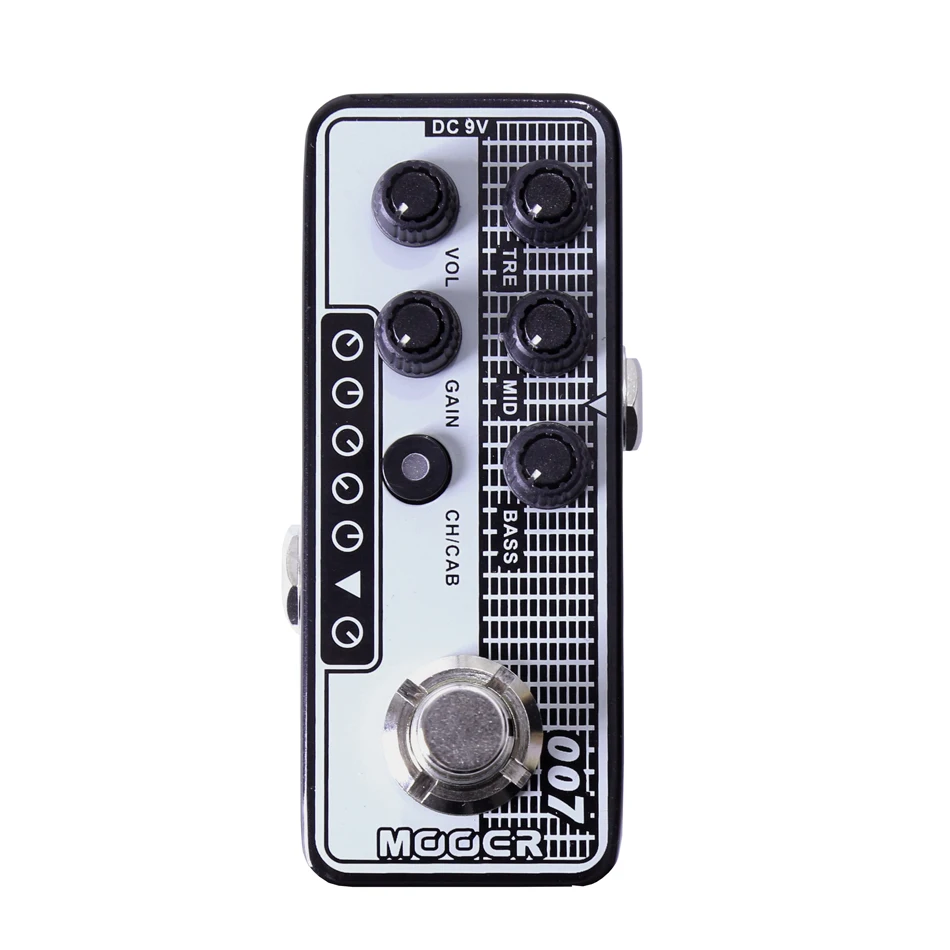MOOER 007 Regal Tone Digital Preamp electric guitar pedal High quality dual channel preamp Independent 3 band EQ | Спорт и