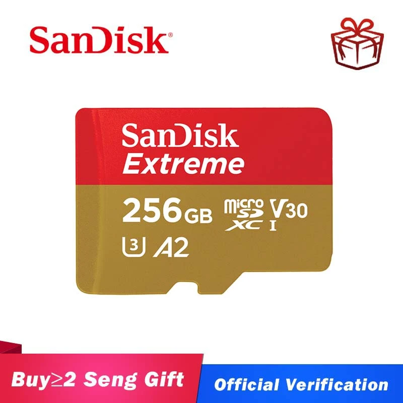 best sd card reader micro sd Sandisk EXTREME PLUS microSD TF Card  memory card A2 32GB 64GB 128GB 256GB U3 V30 160MB / s Class10 flash memory card standard sd card