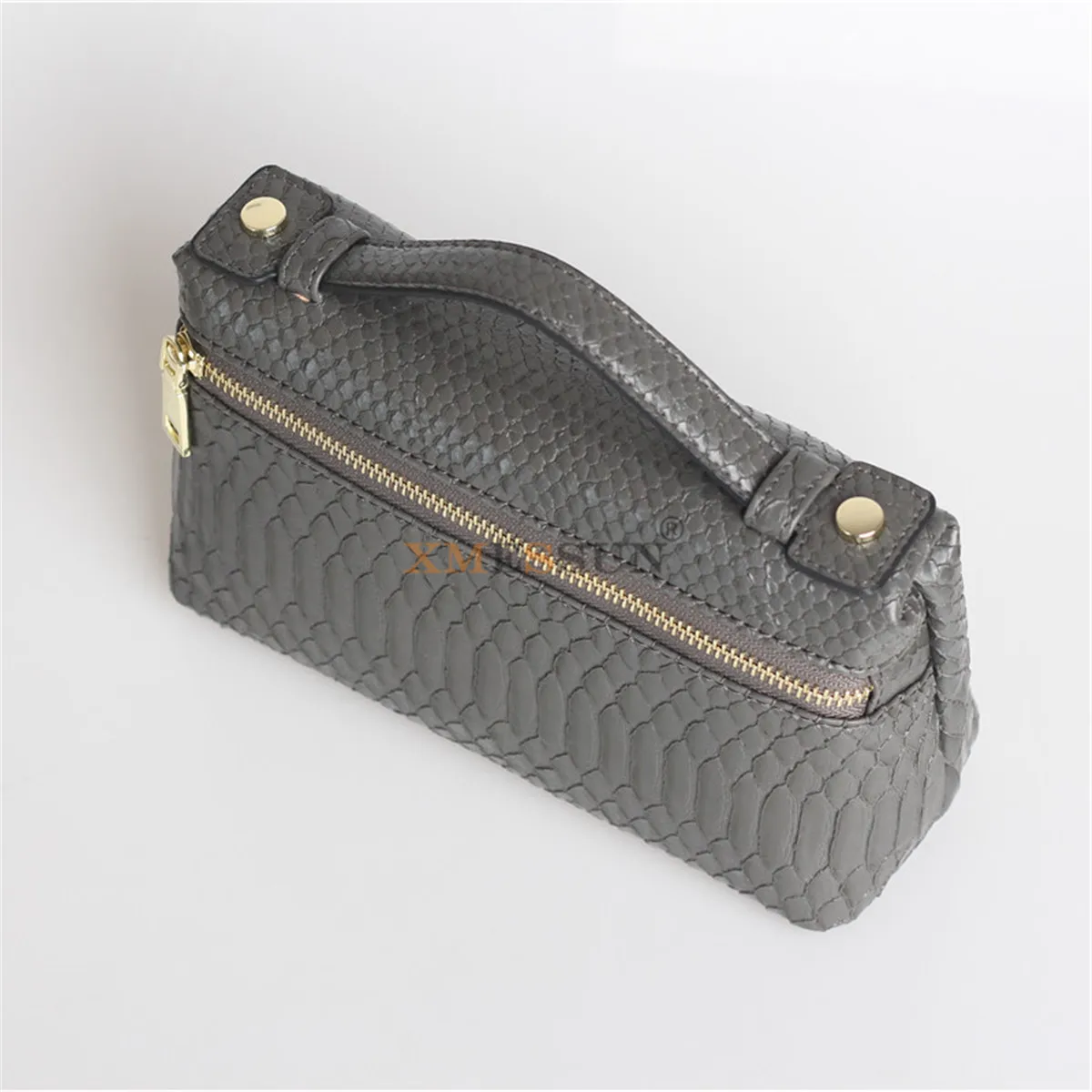 XMESSUN роскошный высококачественный клатч из натуральной кожи питона дизайнерская