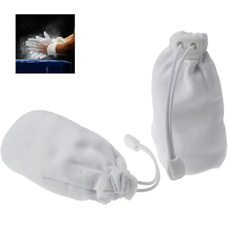 Chalk for Rock Climbing and Bouldering or use as Gym Chalk or Lifting Chalk- No Leak Drawstring Bag and Secure Zip Pocket(2 PCS