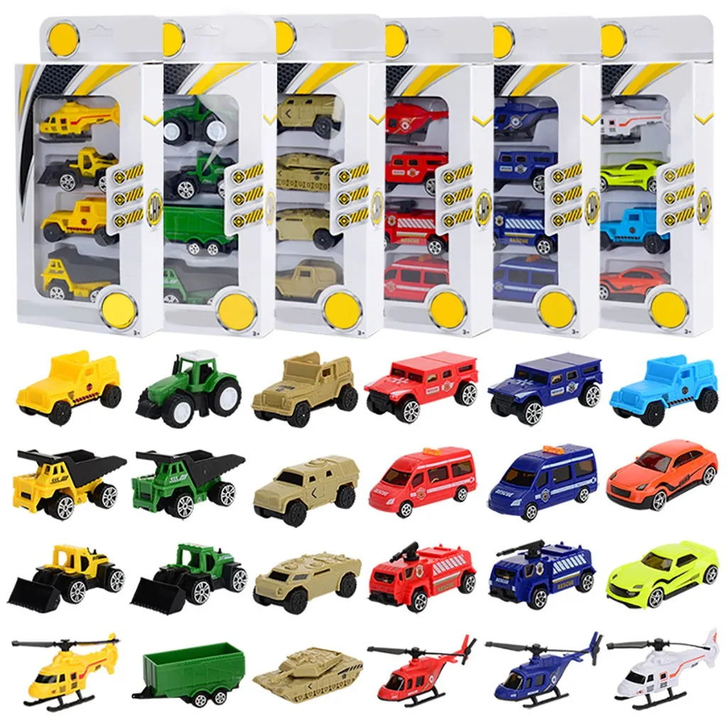 Пластиковая мини-модель автомобиля игрушка внедорожник пожарная машина модель