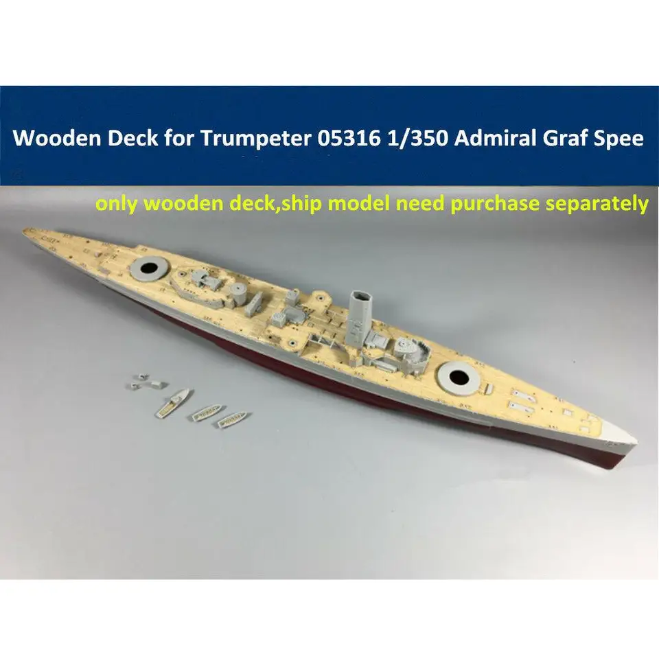 Kit Upgrade Modellismo Nave Flyhawk FH1160S HMS Hood 1941 – Mazzo Legno 1/700 + Maschera + Catena