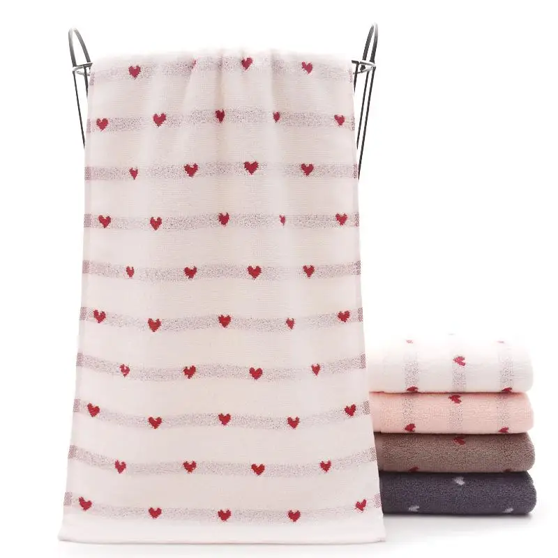 4 1pcs 750x350mm Cotton Soft Absorbent Towel Camping Shower Towels For Adults Face Washcloth beach+towels toalha de banho toallas - Color: 4