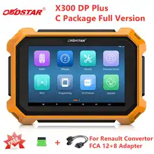 OBDSTAR X300 DP Plus C Package Full Version Support ECU Programming and Smart Key Get Free Adapter for Renault&FCA 12+8 Adaper