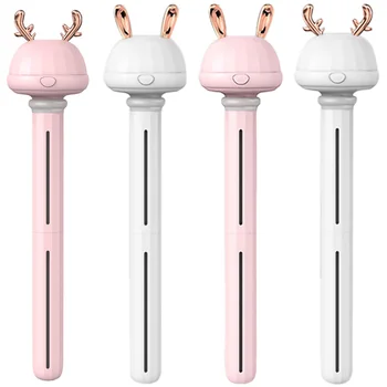 

USB Portable Air Humidifier Cartoon Bottle Mist Maker Aroma Diffuser for Home Office Refresher Detachable Humidification
