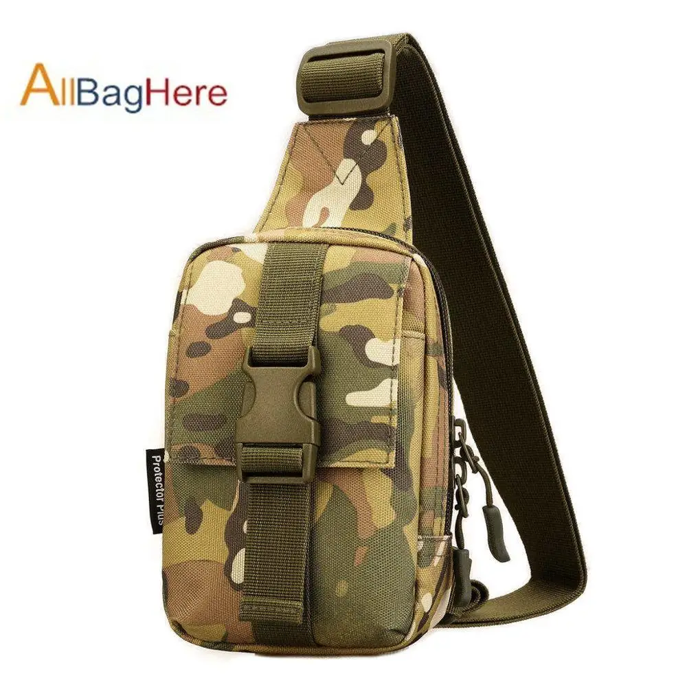 CP Camo Военная армейская сумка-мессенджер, тактическая сумка на одно плечо, водонепроницаемая сумка через плечо, Охотничья Сумка для кемпинга, спортивная сумка для бега, нагрудные сумки - Цвет: CP Camo
