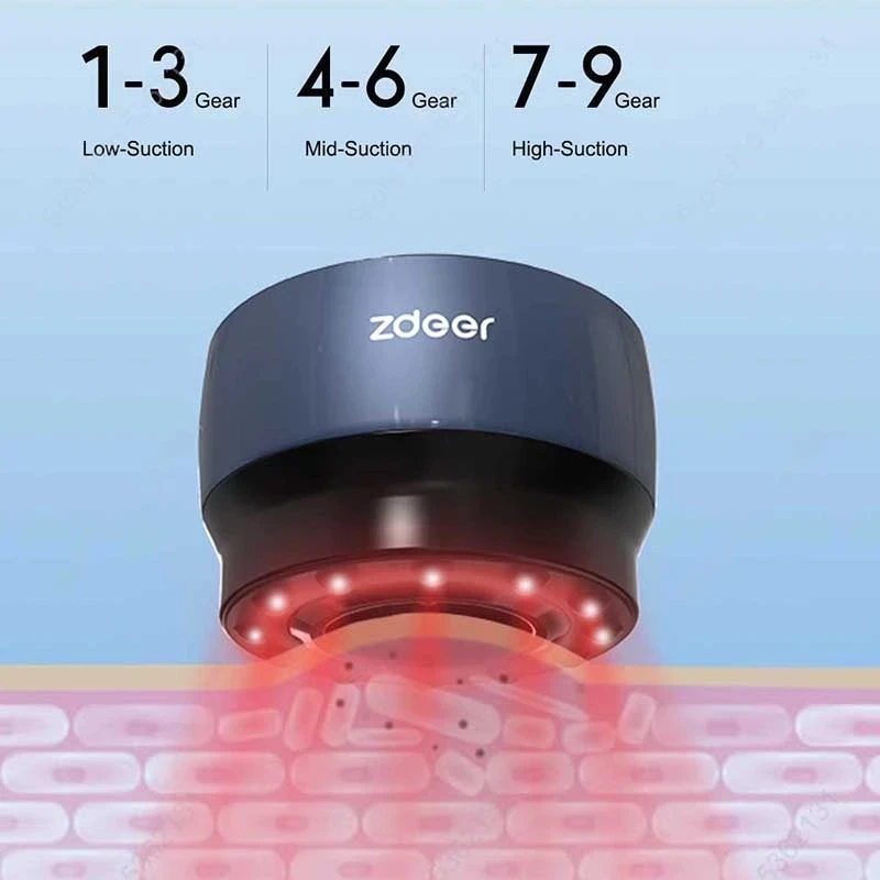 Portable Left Point Intelligent Cupping Massager Vacuum Suction Cups Magnet Therapy Guasha Scraping Heating Massage_voghion.com