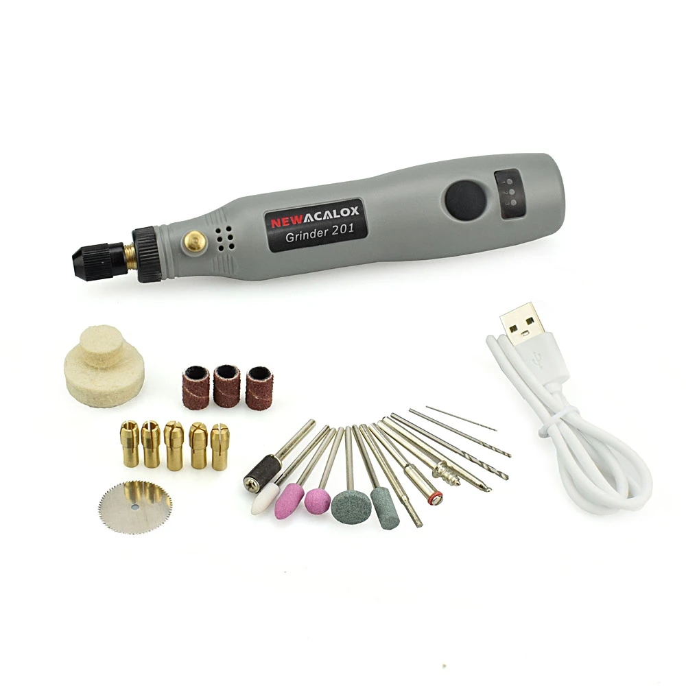 

USB 5V DC 10W Wireless Grinding Pen Speed-adjustable Rotary Tool Set for Grinding And Polishing Engraving Pen