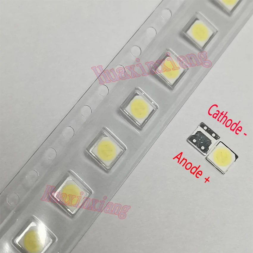 50PCS/Lot LG 3535 6V SMD LED Cold White 2W High Power For TV/LCD Backlight | Лампы и освещение