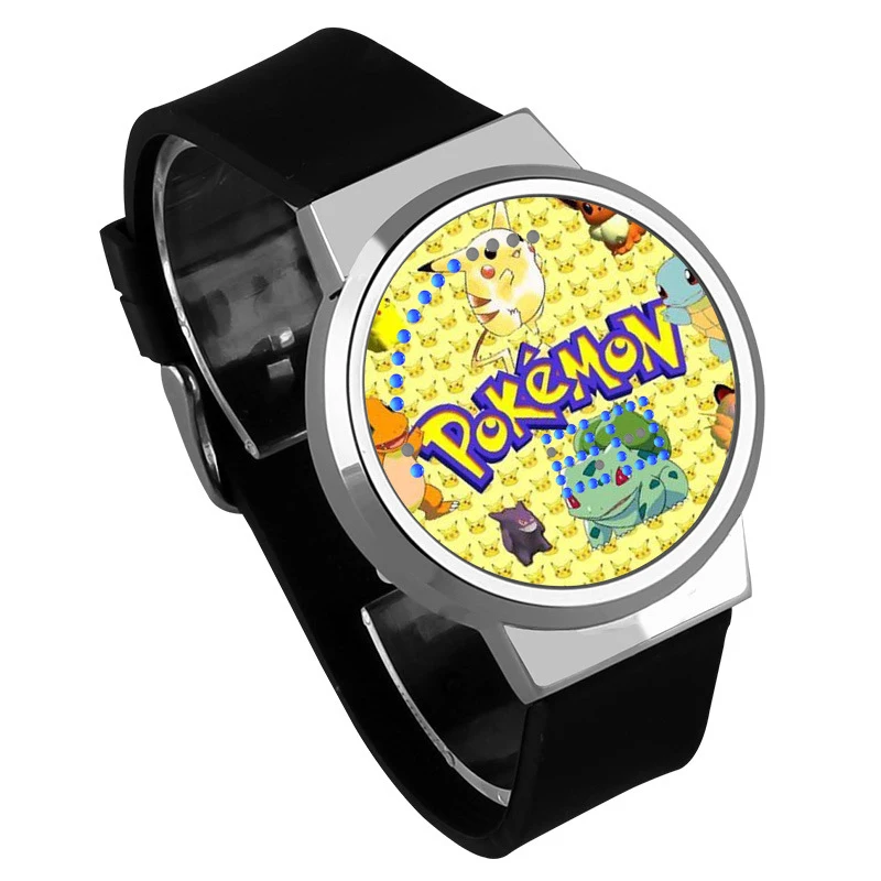 Последние для POKEmon GO PLUS светодиодный сенсорные часы высокого качества Сенсорное время и дата - Цвет: 08