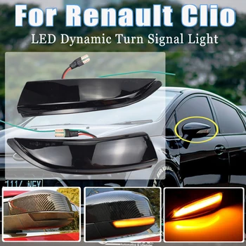 

Flowing Water Blinker Mirror Flashing Light Blue LED Dynamic Turn Signal Light For Renault Clio IV MK4 BH RS Grandtour KH 12-16