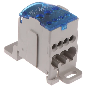 

1Pc Universal UKK80A Terminal Block Rail Distribution Box Electric Wire Connector