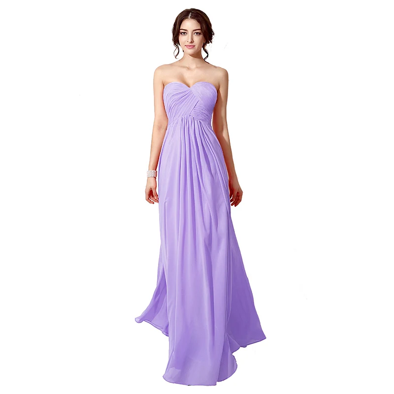 Lilac Элегантные недорогие шифоновые вечерние платья длиной до пола для особых случаев, вечерние платья для выпускного вечера, реальное изображение SD182 - Цвет: Lilac