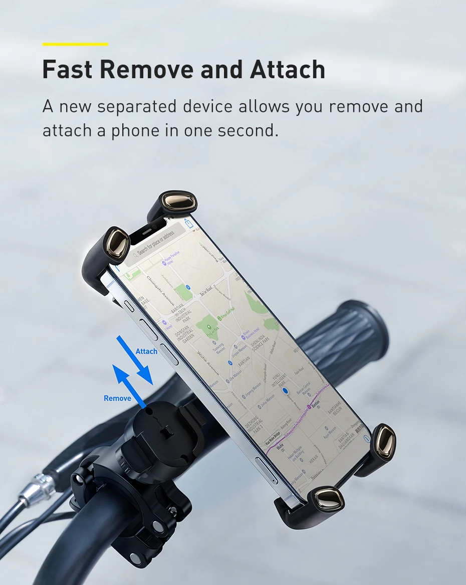 iphone charging stand Baseus Bicycle Phone Holder For iPhone Samsung Motorcycle Mobile Cellphone Holder Bike Handlebar Clip Stand GPS Mount Bracket mobile stand