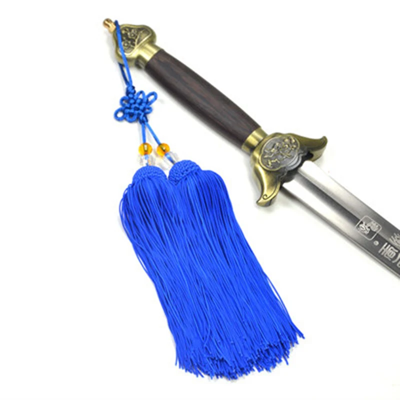 4 Colors Taiji Tassels Polyester High-grade Jiansui Taichi Martial Arts Competition Professional Use Sword Tassel Opera Supplies | Спорт и