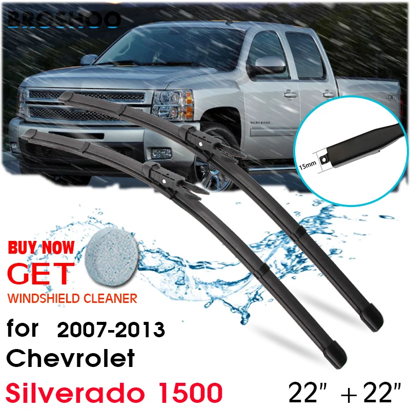 

Car Wiper Blade Front Window Windscreen Windshield Wipers Blades Auto Accessories For Chevrolet Silverado 1500 22"+22" 2007-2013