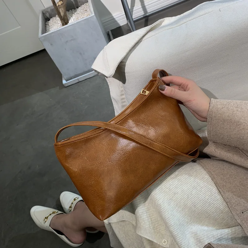 

Retro Bag 2020 New Style Non-mainstream Design Armpit Women's Commuting Versatile Fashion Korean-style Simple Portable Shoulder