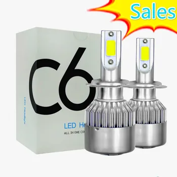 

C6 LED Headlight HulbsLED Car Lights H1 H3 H4 H7 880 H11 H27 HB3 9005 HB4 9006 H13 9012 5202 H16 6000K 12V Auto Headlamps