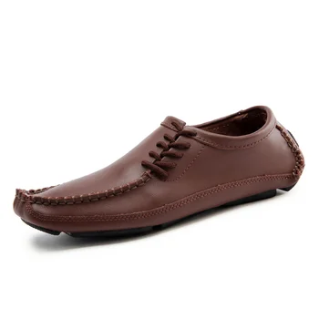 

Men Shoes Soft Moccasins Genuine Leather Loafers Fashion Brand Men Flats Comfy Driving Casual Shoes Men Sneakers Zapatos De Homb