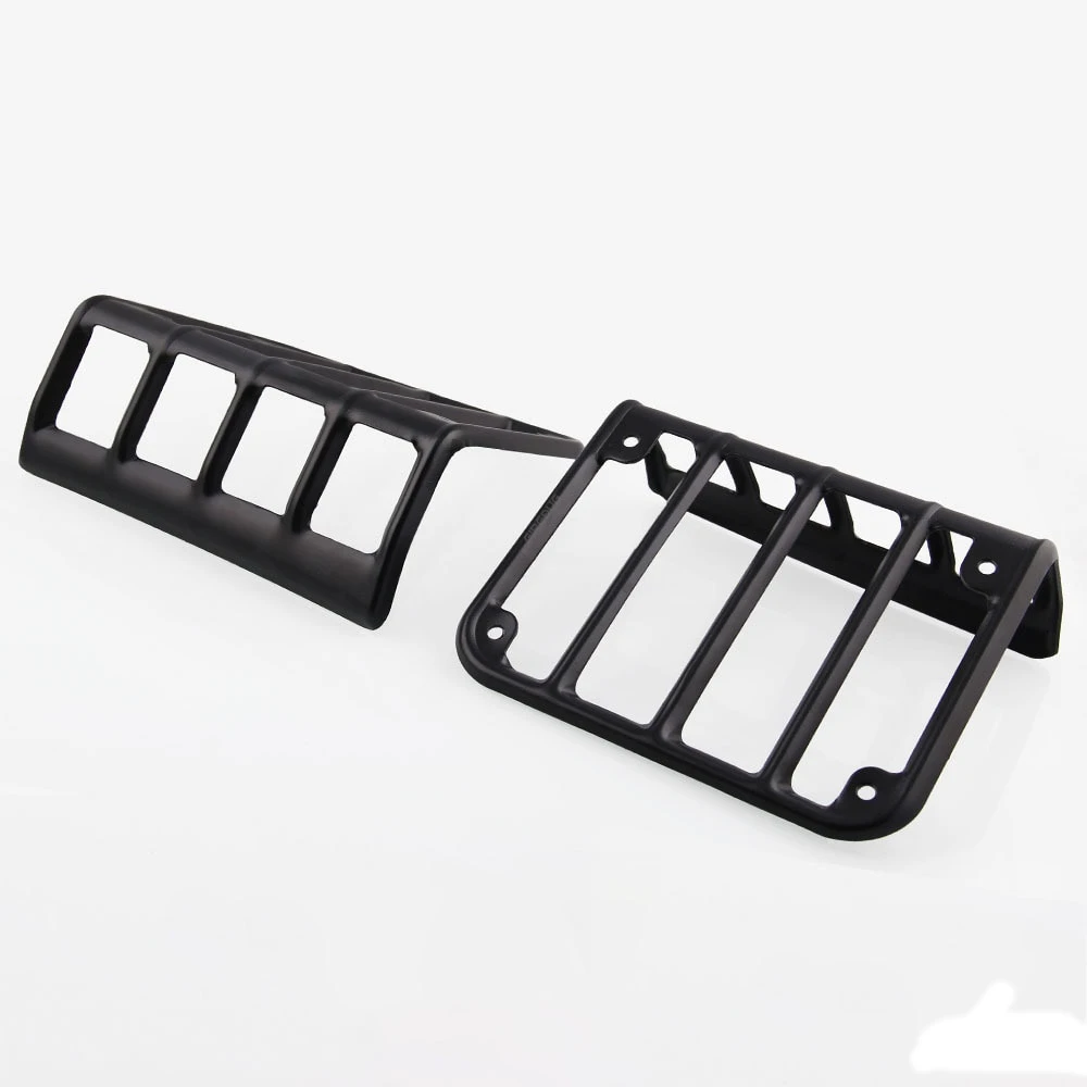 1 пара черный задний фонарь защитные крышки Набор для 2007- Jeep Wrangler JK Unlimited 2 двери/4 двери