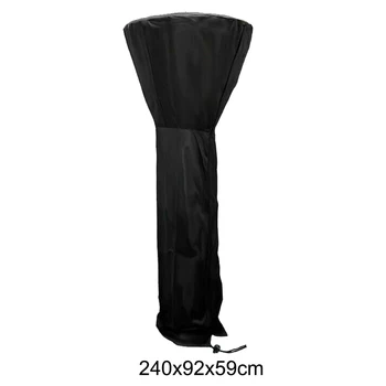 

Universal Multifunctional Heavy Duty Polyester Waterproof Outdoor Patio Black Furniture Protector Gas Heater Cover Anti Dust