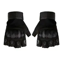 Перчатки на полпальца мужские Commando Combat из углеродного волокна, Нескользящие, пригодные для носки на открытом воздухе, для альпинизма, для верховой езды, тактические перчатки