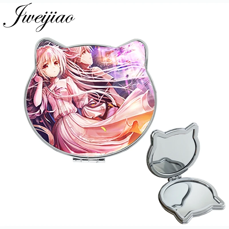 JWEIJIAO классический nihon kawaii Девушки ручной Макияж Зеркала Nippon мультфильм фирменный дизайн карманное зеркало винтажные изделия ручной работы DM116 - Цвет: DM142