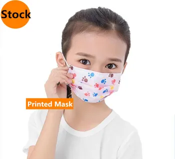 

Kids Child Disposable Floral Mouth mask PM2.5 Daily Protective Masks Filter Earloop Respirator 5-12 year