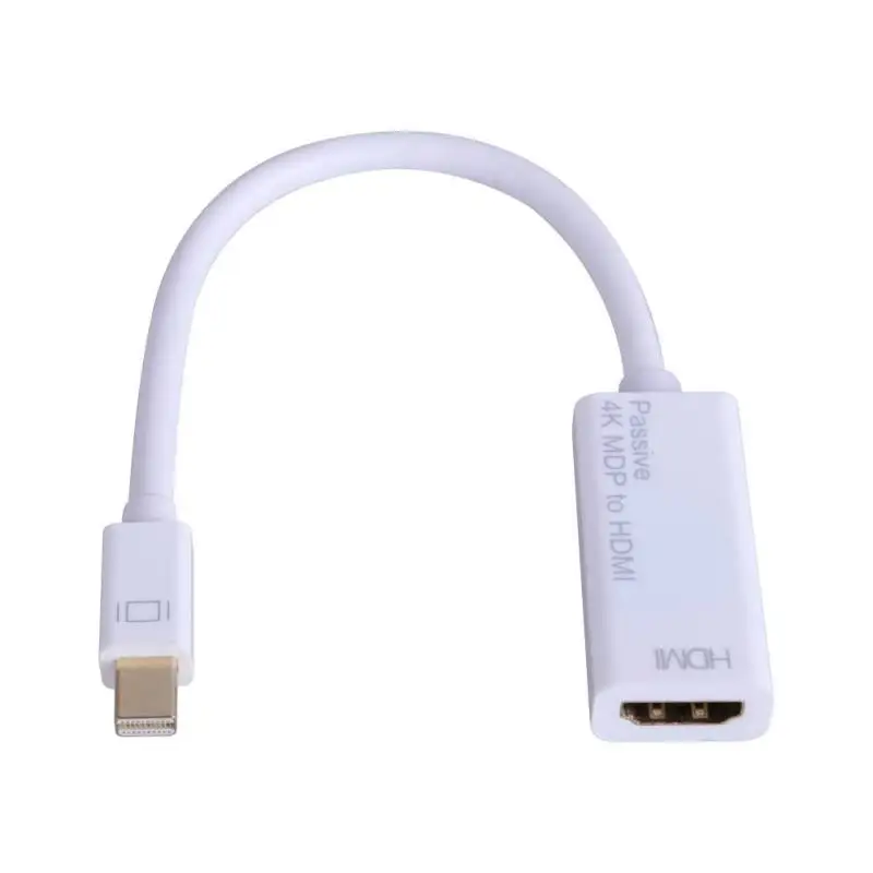 Создание Mini DP к HDMI AV HDTV штекер к гнездовой адаптер для ПК Mac Book Imac 4K Mini Displayport к HDMI адаптер Активный Кабель