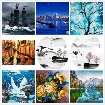 

Hilarious Frame Picture Seagull DIY Painting By Numbers Hand Painted Oil Painting Modern Wall Art Picture For Home Decor 40x50cm
