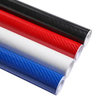 

Car Styling 200cm*50cm Glossy Black 5D Carbon Fiber Vinyl film Car Wrap With Air Free Bubble DIY Car Part Sticker Accessories