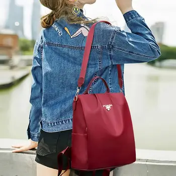 

Beauty Casual Bag 31*15*31cm Portable Anti-Theft Backpack Oxford Fabric Large Storage Backpack 4 Colors Multifunctional