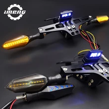 CNC Мотоцикл Регулируемый номерной знак рамка держатель кронштейн для YAMAHA aerox 50 155 650 xvs banshee 350 blaster 200