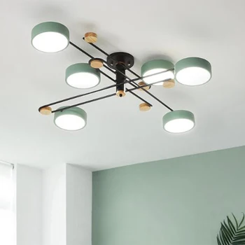 

Modern Led Restaurant Chandelier Lighting Lustre Suspension Luminaire Fixtures Hotel Dining Room Bedroom Living Chandelier Iron