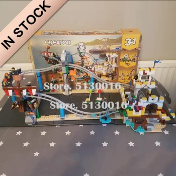 

Creator 3 in 1 Pirate Roller Coaster City 3022 Street View 923pcs Model Building Blocks Bricks Ideas Toys 31084 In Stock