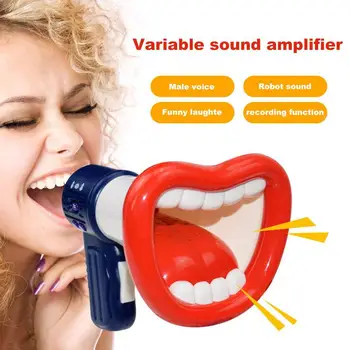 

Voice Changer Toy Kids Megaphone Speaker Toy Creative Funny Puzzle Handheld Loudspeaker for Children's Christmas Gift