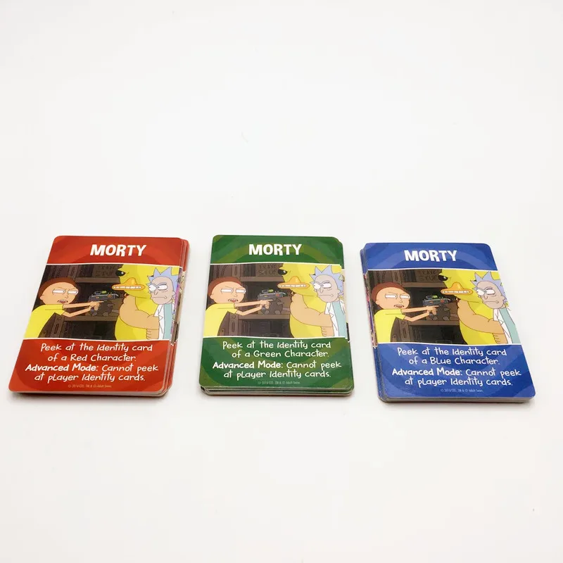 Игральные карты Рик Морти фигурка игровые карты кооперативная карточная игра рассол Рик настольная игра игрушки
