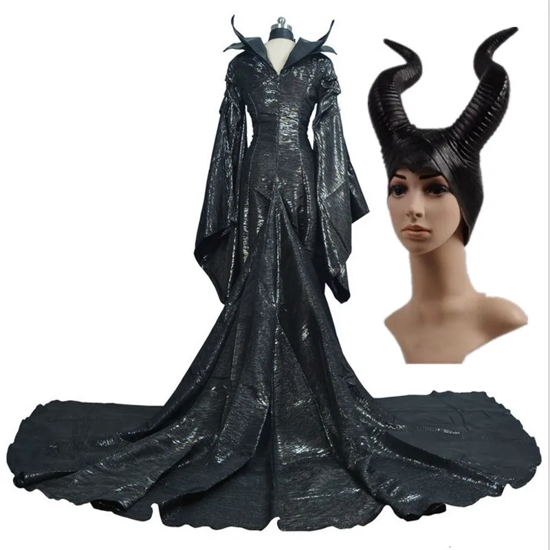 High-Quality-Custom-Made-Dark-Witch-Maleficent-Adult-Women-Halloween-Party-Cosplay-Costume-Maleficent-Dress