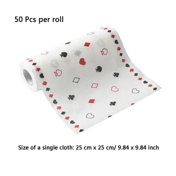 

1Roll Dish Cloth Foaming Dish Towel Rag with Detergent for Household Kitchen Kit M6CE