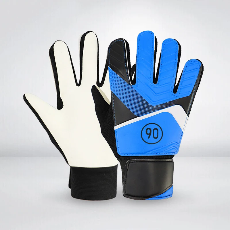 1 пара полный палец перчатки для детей подростков противоскользящие руки обертывание для футбола вратарь SEC88