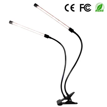 

Dimmable Flexible Neck 360 Degree Rotation USB Indoor Clip On 84 LEDs 5v 2A Two Color Plant Growth Light 40W Cycle Timing
