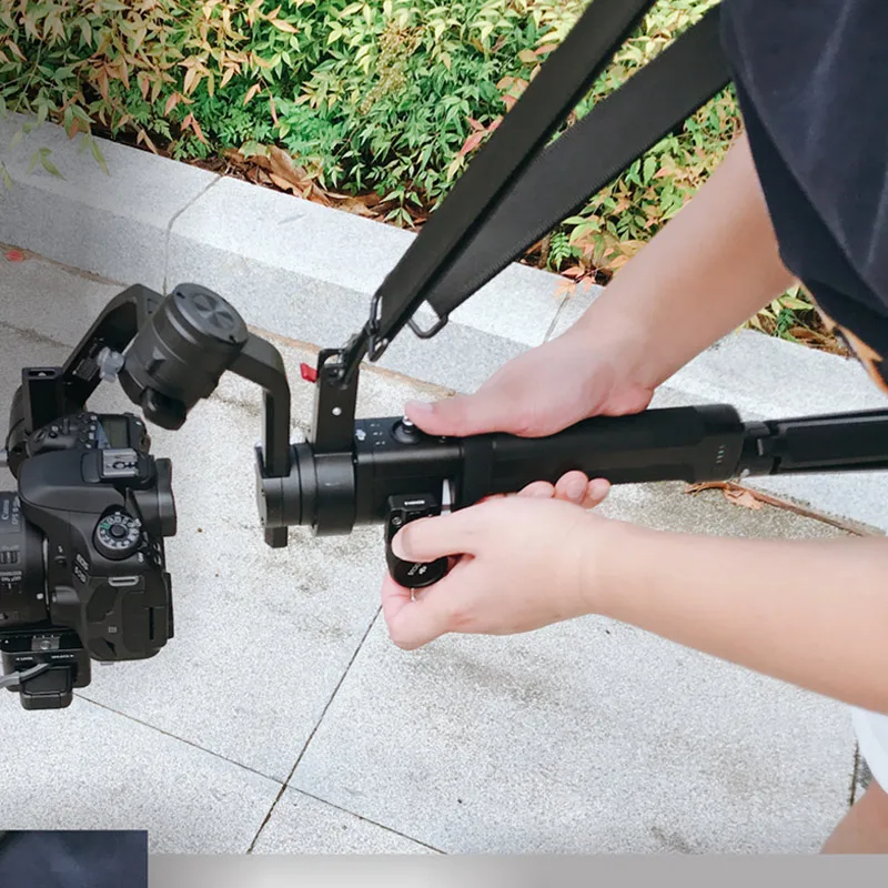 Висячие пряжки нашейные Ремешки ремень Слинг протектор для DJI Ronin S карданный Стабилизатор камеры OC - Цвет: Черный