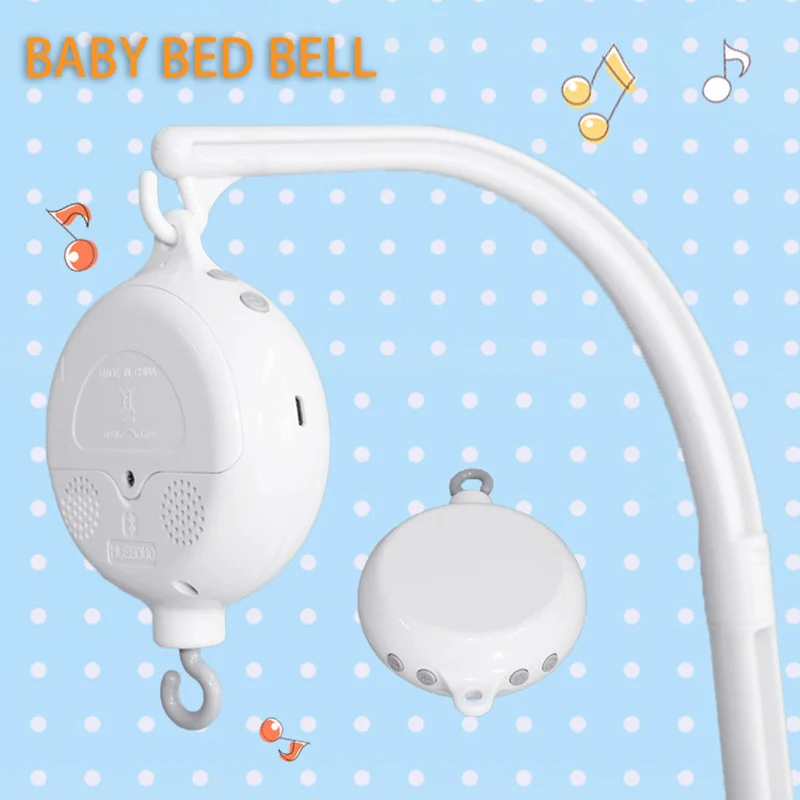 Горячая вращающаяся детская Мобильная кроватка-колокольчик, игрушка на батарейках, музыкальная шкатулка, новорожденный колокольчик