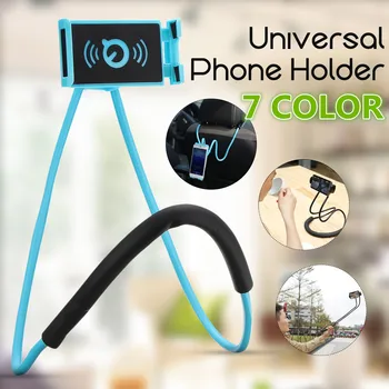 

Lazy Hanging Neck Phone Holder Halter Mobile Stands Necklace Cellphone Support Bracket for Samsung for iPhone Universal Holder