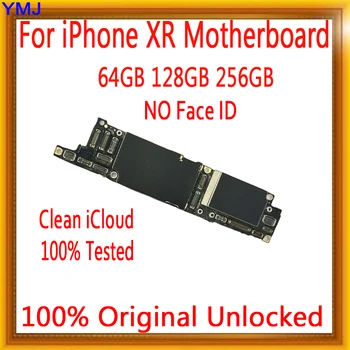 

Factory unlocked For iphone XR motherboard without face ID main board XR 100% original logic board 64GB/128GB/256GB+Free iCloud