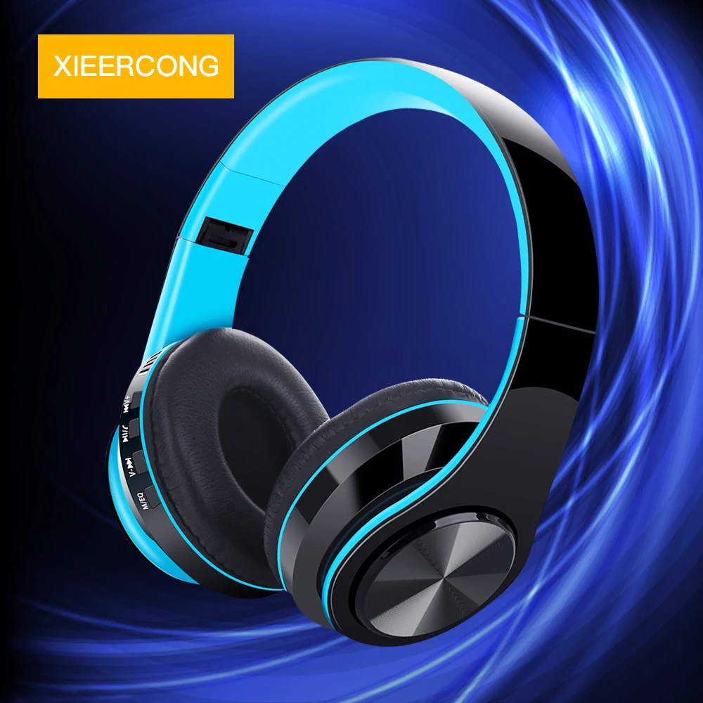 Bluetooth5.0 наушники долгое время играть кнопка управления Беспроводные с микрофоном