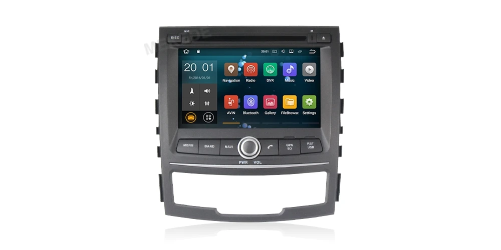 Discount MEKEDE 1024X600 2Din Octa Core 4G RAM Android 9.0 Car Multimedia Player For SSANGYONG KORANDO 2011-2013 Stereo Radio GPS Navi 11