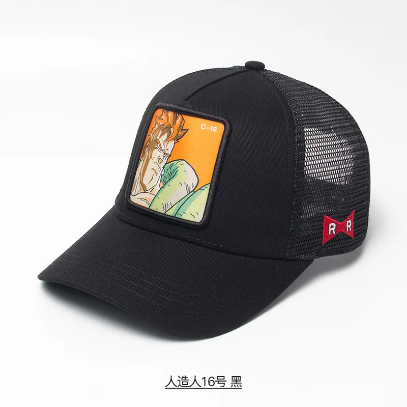 Популярный бренд Goku супер 12 стилей Dragon Ball Snapback хлопковая бейсбольная кепка для мужчин и женщин хип-хоп папа сетчатая шапка бейсболка дропшиппинг - Цвет: Бежевый