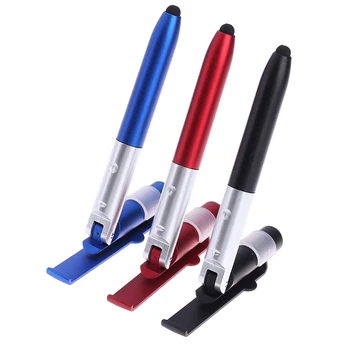 

Universal mini Capacitive Pen with LED For Tablet Cellphone 4-in-1 Folding Ballpoint Pen Screen Stylus Touch Pen