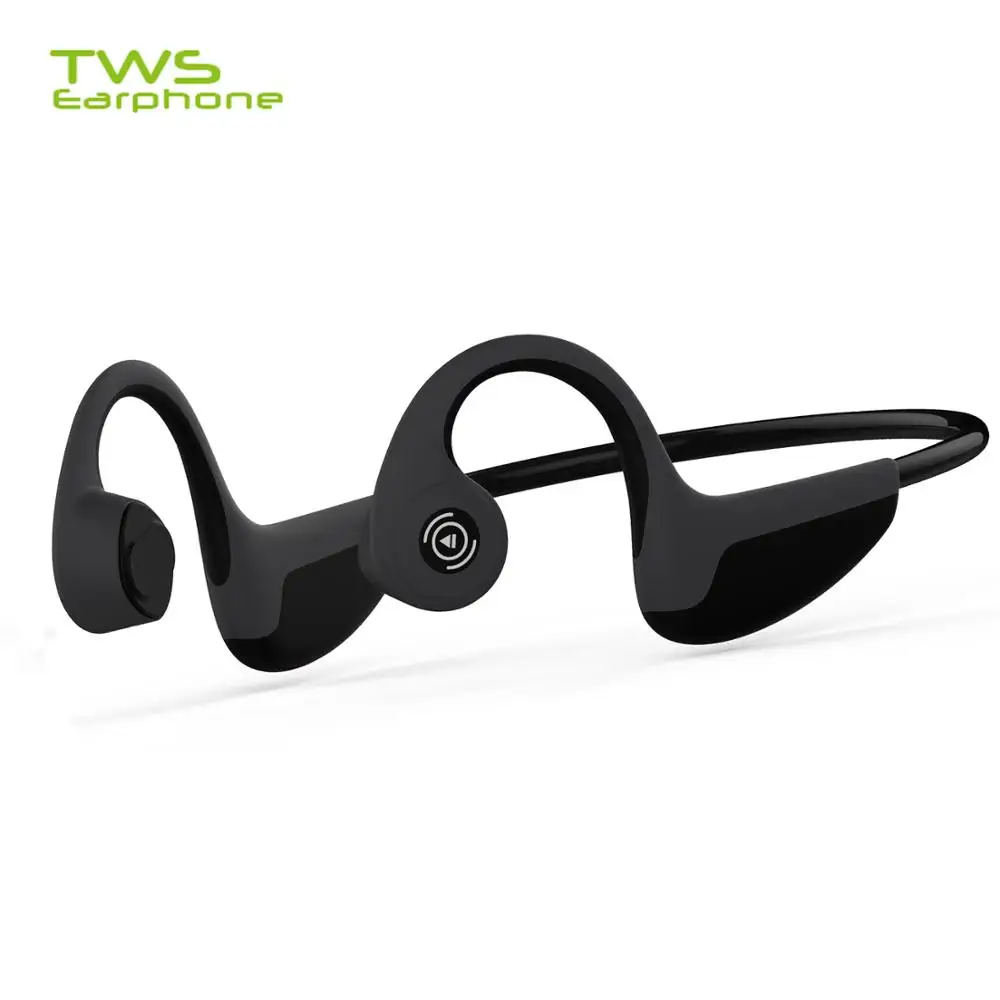 TWSearphone Z8 Bluetooth 5,0 наушники костной проводимости Беспроводные спортивные гарнитуры с микрофоном для всех смартфонов